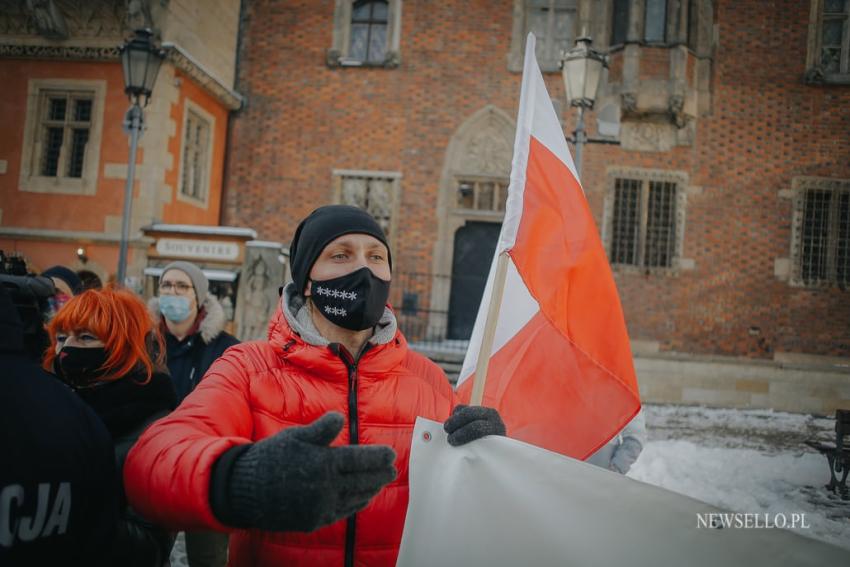 Wolne Media - Wolni Ludzie - manifestacja we Wrocławiu
