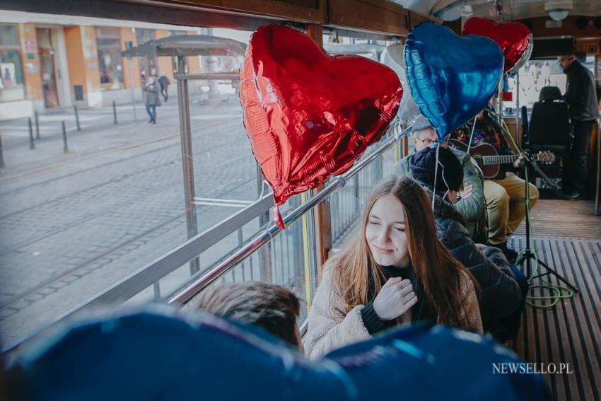 Walentynkowy tramwaj we Wrocławiu