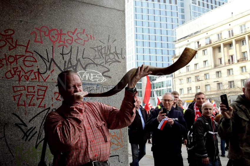 Protest rolników w Warszawie