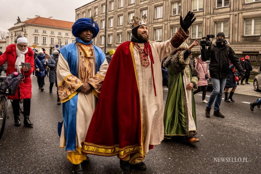 Orszak Trzech Króli przemaszerował ulicami Warszawy