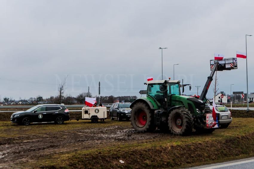 Rolnicy i myśliwi protestują na Dolnym Śląsku