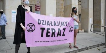 Protest Extinction Rebellion we Wrocławiu