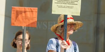 W obronie polskiej szkoły - demonstracja we Wrocławiu