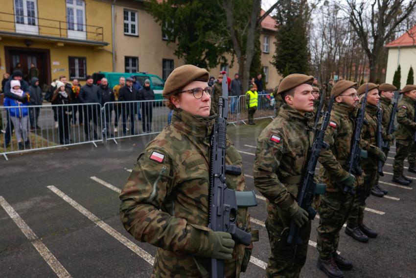 Uroczysta przysięga wojskowa WOT we Wrocławiu