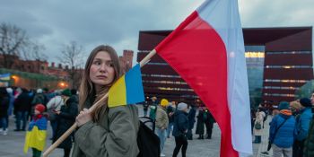 Rocznica inwazji Rosji na Ukrainie - Wrocław upamiętnia