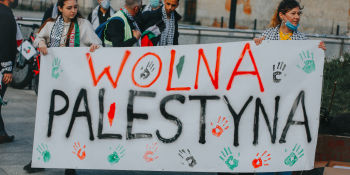 Wolna Palestyna - manifestacja we Wrocławiu