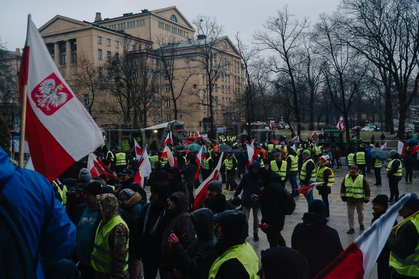 Protest Rolników w Poznaniu