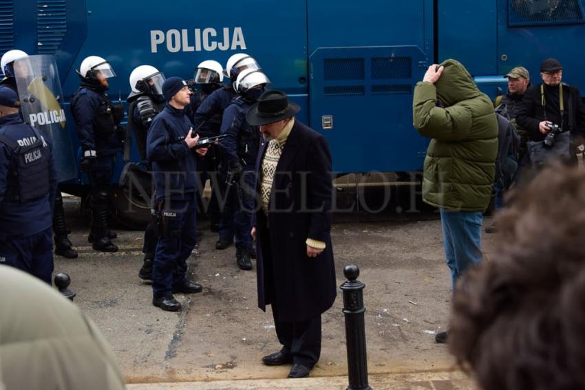 Starcia rolników z policją w Warszawie