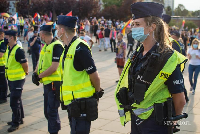 Wszystkich nas nie zamkniecie - manifestacja w Szczecinie