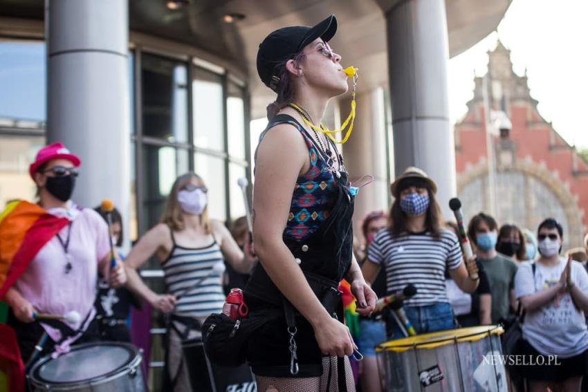 Protest LGBT: Gdańsk solidarny z Margot