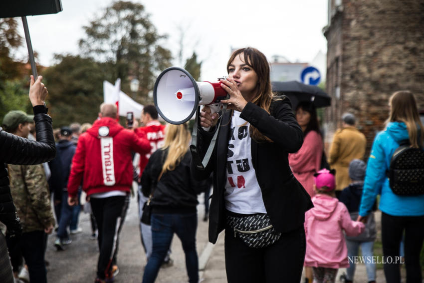 Manifestacja antycovidowców w Gdańsku