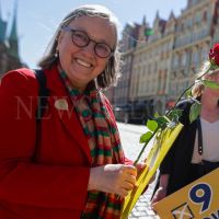 Europosłanka Róża Thun mobilizuje we Wrocławiu do poparcia Trzeciej Drogi [FOTO]