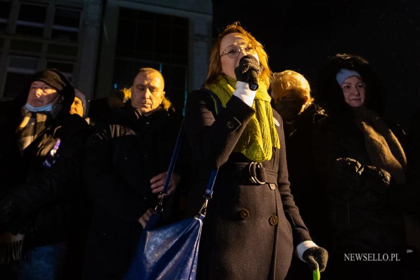 Wolne media - protest we Wrocławiu