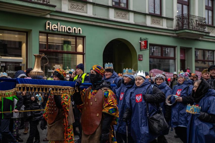 Orszak Trzech Króli 2024 w Łodzi