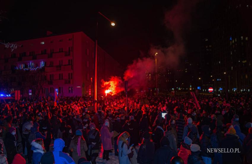 Strajk Kobiet 2021: Czas próby - manifestacja w Warszawie