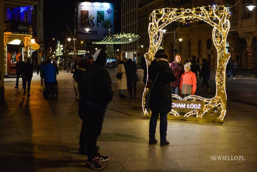 Iluminacje świąteczne w Łodzi