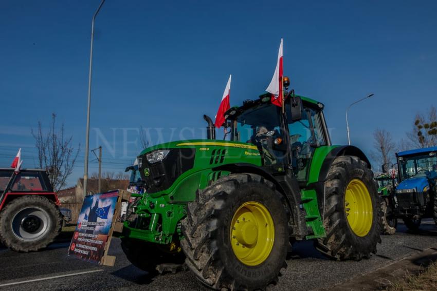 Ogólnopolski protest rolników na Dolnym Śląsku