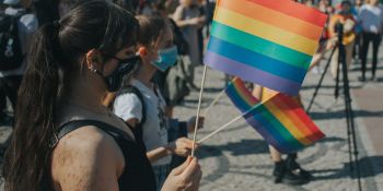 Stop przemocy wobec osób LGBTQIA+ - manifestacja we Wrocławiu