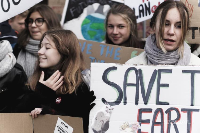 Młodzieżowy Strajk Klimatyczny w Katowicach