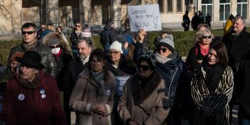 Protest przeciw "lex Czarnek" w Poznaniu.