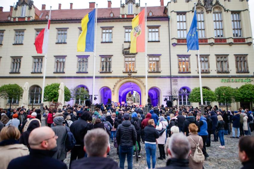 Rafał Trzaskowski poparł Jacka Sutryka we Wrocławiu