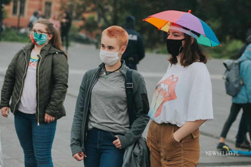 Protest przeciwko "Karcie Nienawiści" we Wrocławiu