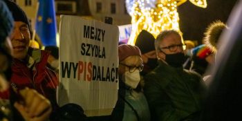 Wolne Media - protest w Bydgoszczy