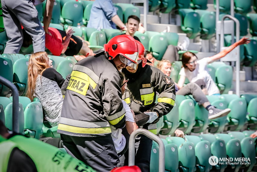 Cwiczenia na stadionie