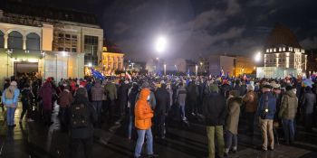 Wolne media - protest we Wrocławiu