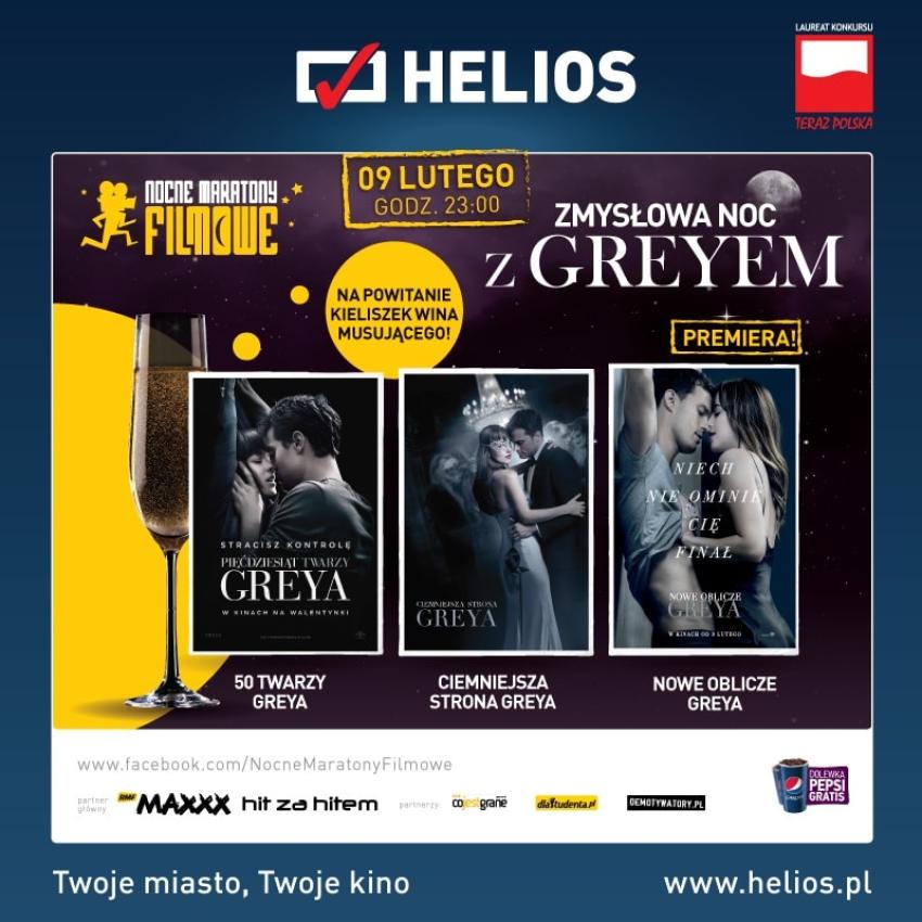 "Nowe oblicze Greya" - premiera filmu i wielkie wydarzenie w kinach Helios!