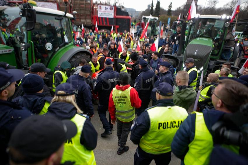 Protest rolników we Wrocławiu