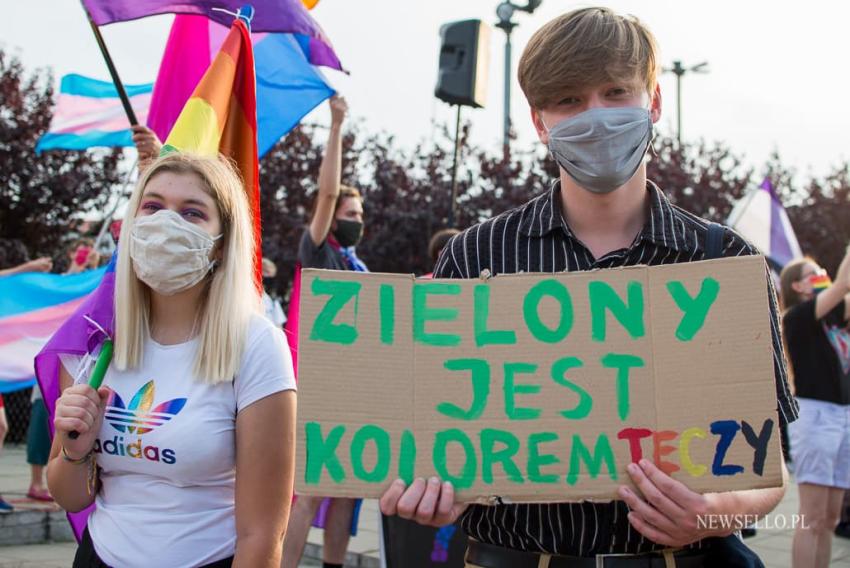 Wszystkich nas nie zamkniecie - manifestacja w Szczecinie