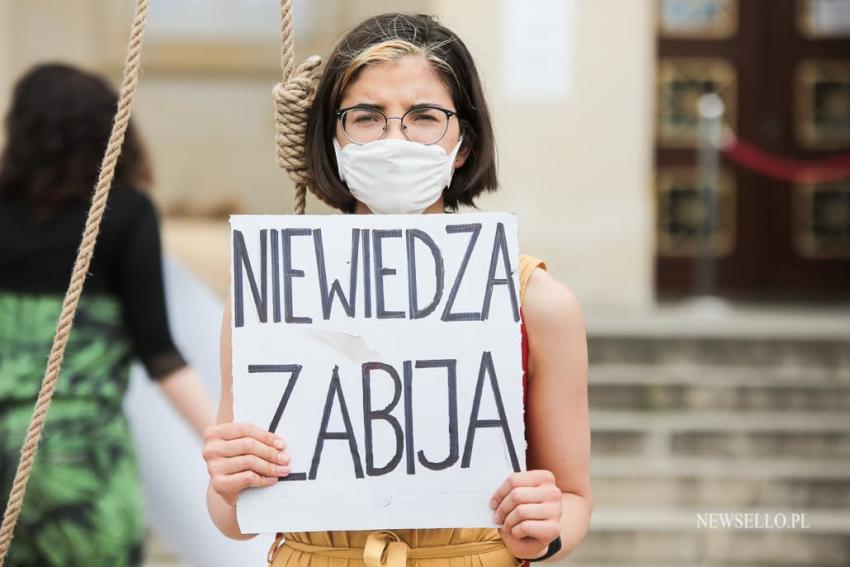 Protest Extinction Rebellion we Wrocławiu