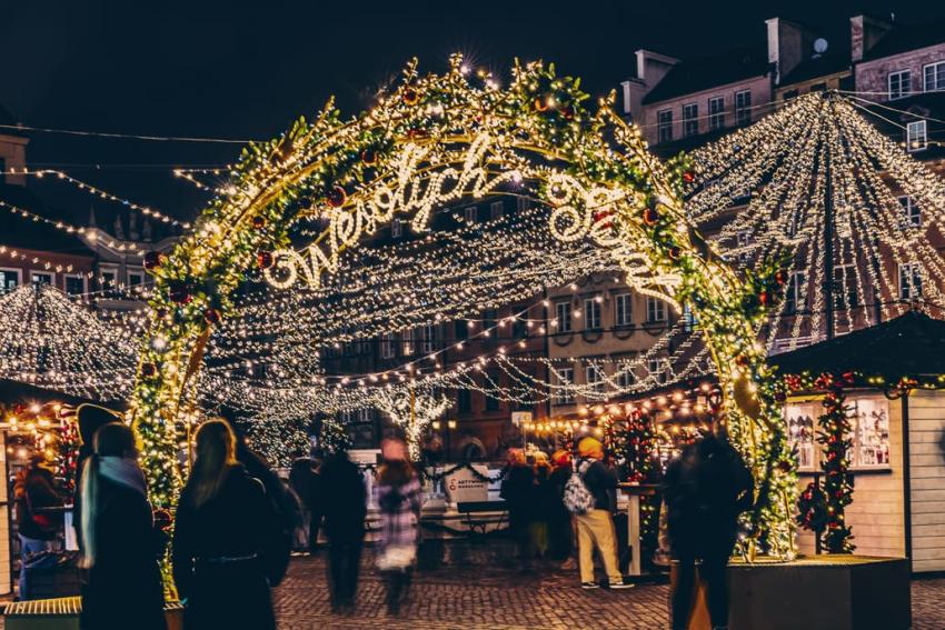 Iluminacje Świąteczne w Warszawie,