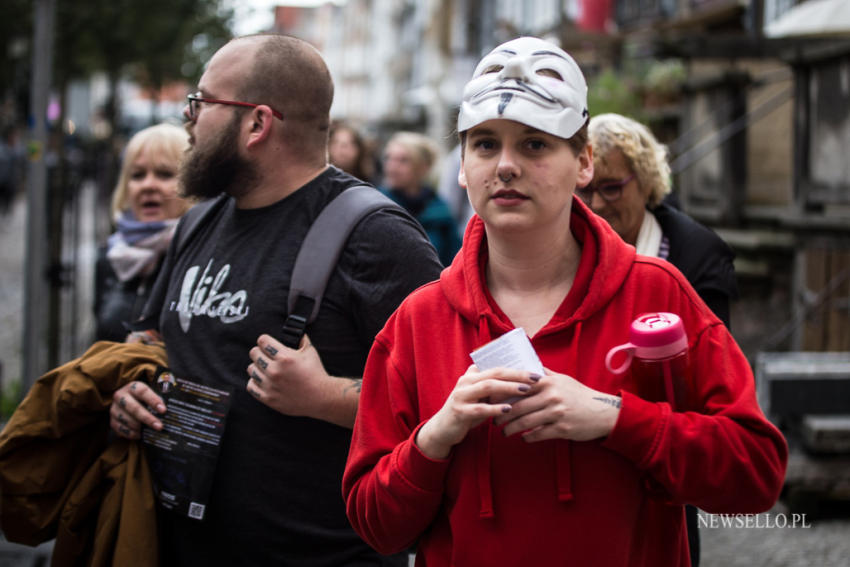 Manifestacja antycovidowców w Gdańsku