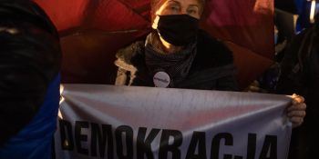 Wolne media - protest we Wrocławiu