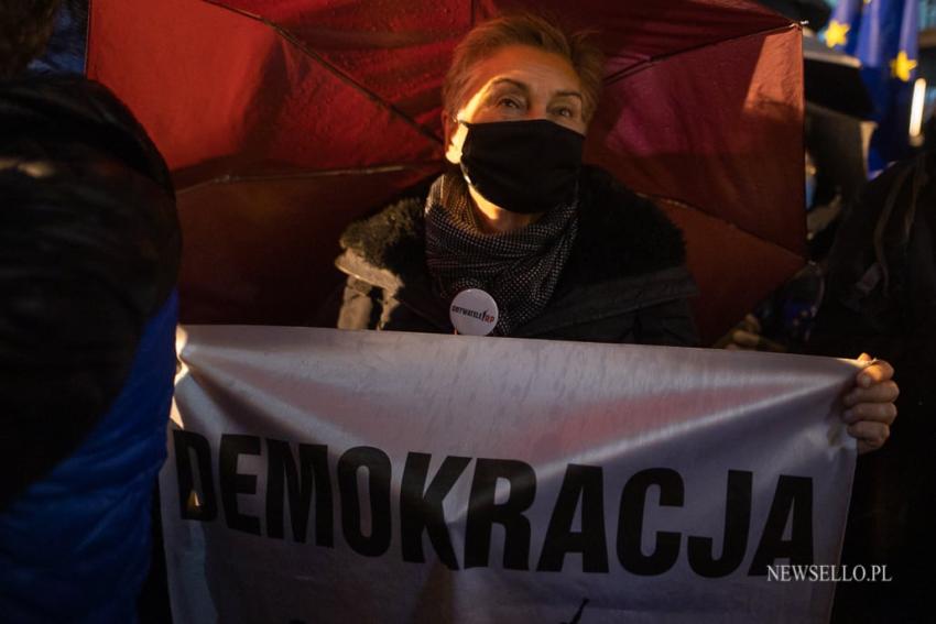 Wolne media - protest we Wrocławiu