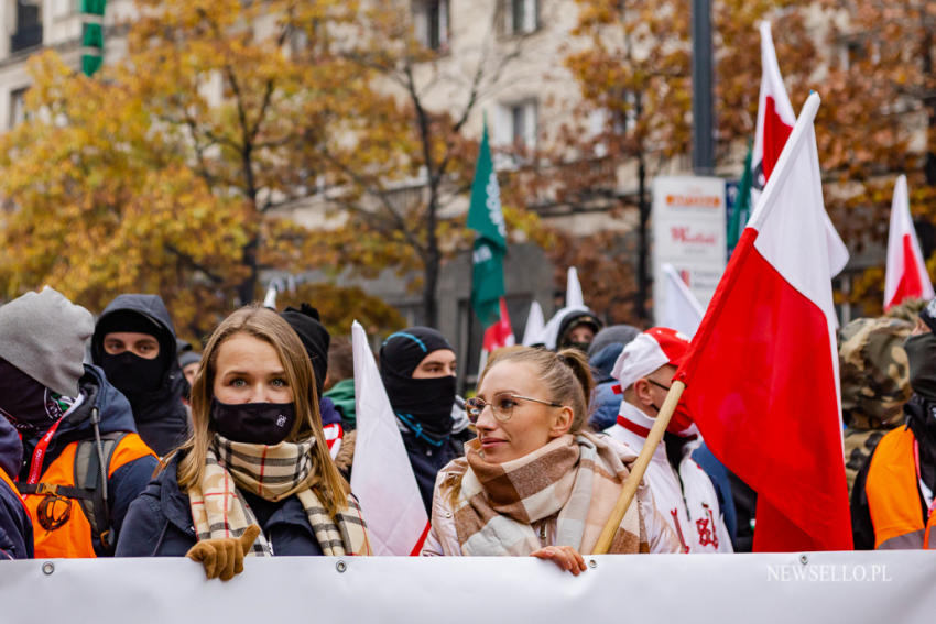 Marsz Niepodległości w Warszawie