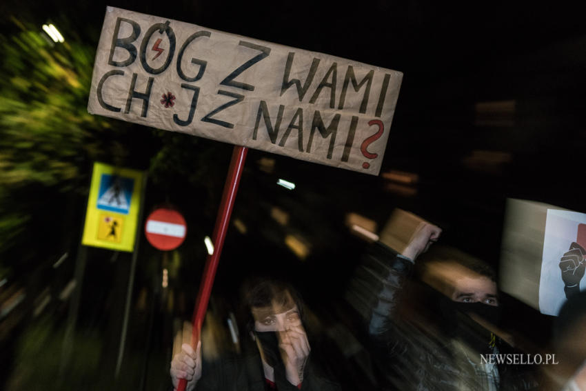Strajk Kobiet - manifestacja w Krakowie
