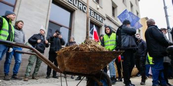 Protest rolników we Wrocławiu