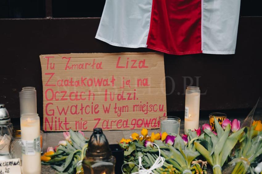 Na imię miała Liza - cichy protest w Warszawie