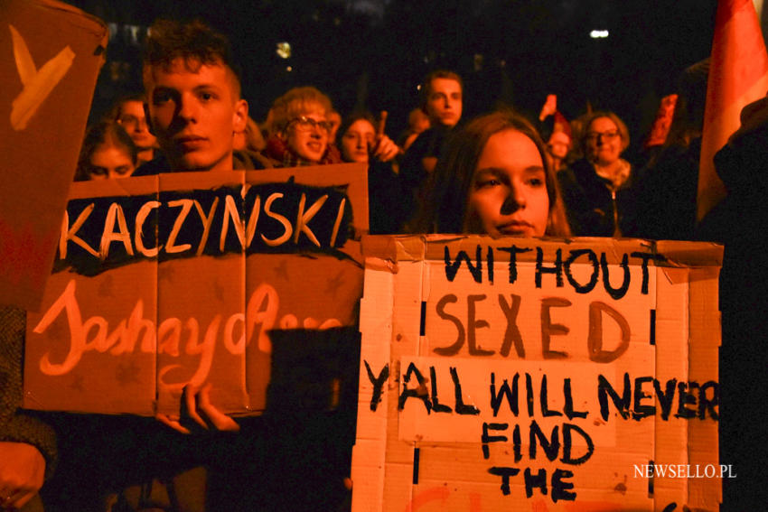 Jesień średniowiecza - protest w Warszawie