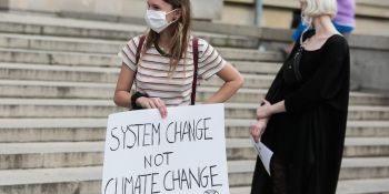 Protest Extinction Rebellion we Wrocławiu