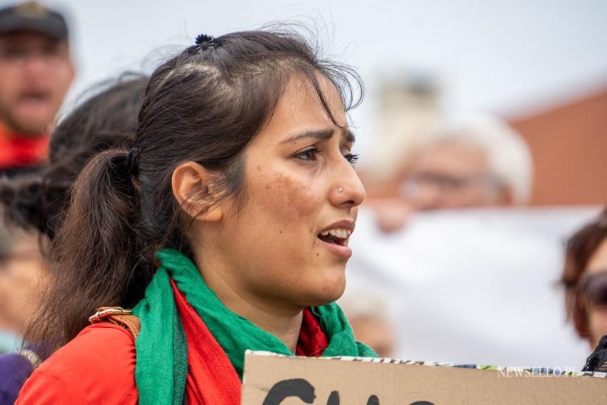 Kabul - manifestacja w Warszawie