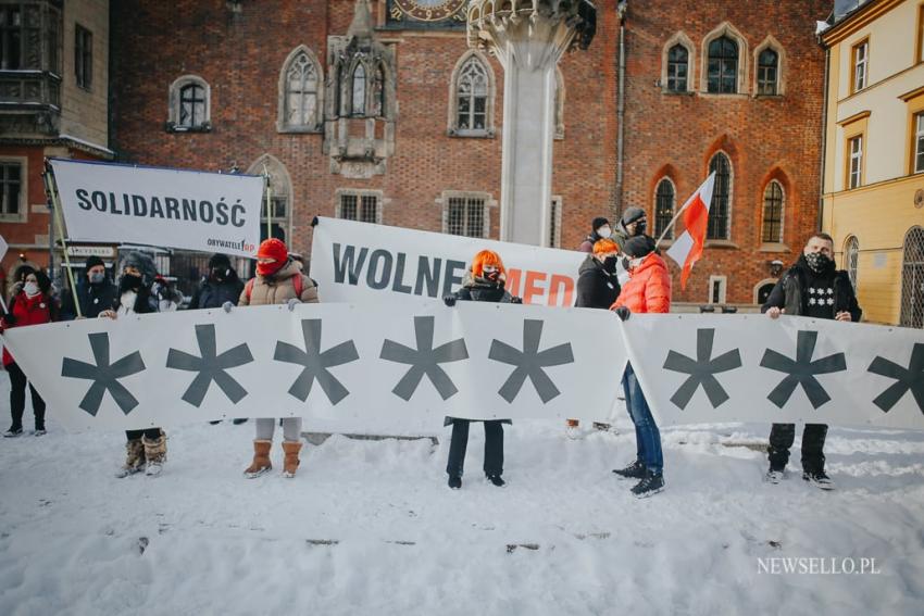 Wolne Media - Wolni Ludzie - manifestacja we Wrocławiu