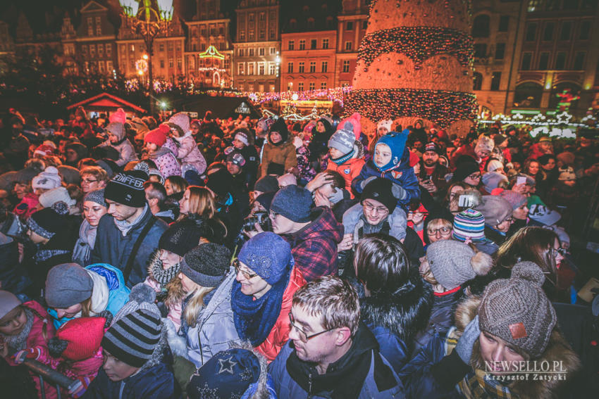 Choinka na rynku we Wrocławiu