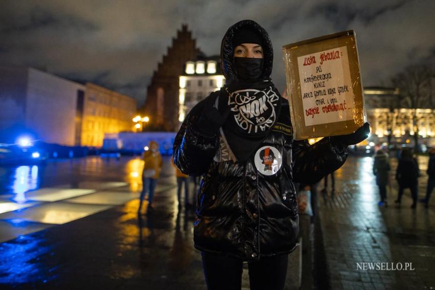 Wolne media - protest we Wrocławiu