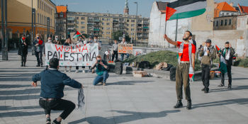 Wolna Palestyna - manifestacja we Wrocławiu