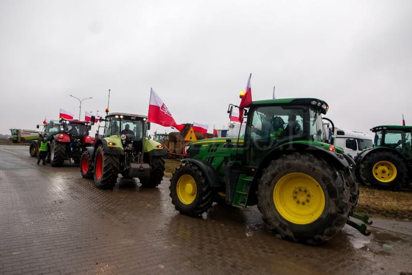 Ogólnopolski protest rolników na Dolnym Śląsku