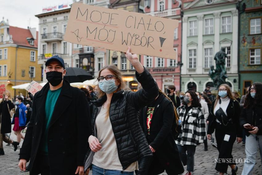 Strajk Kobiet - manifestacja w Poznaniu